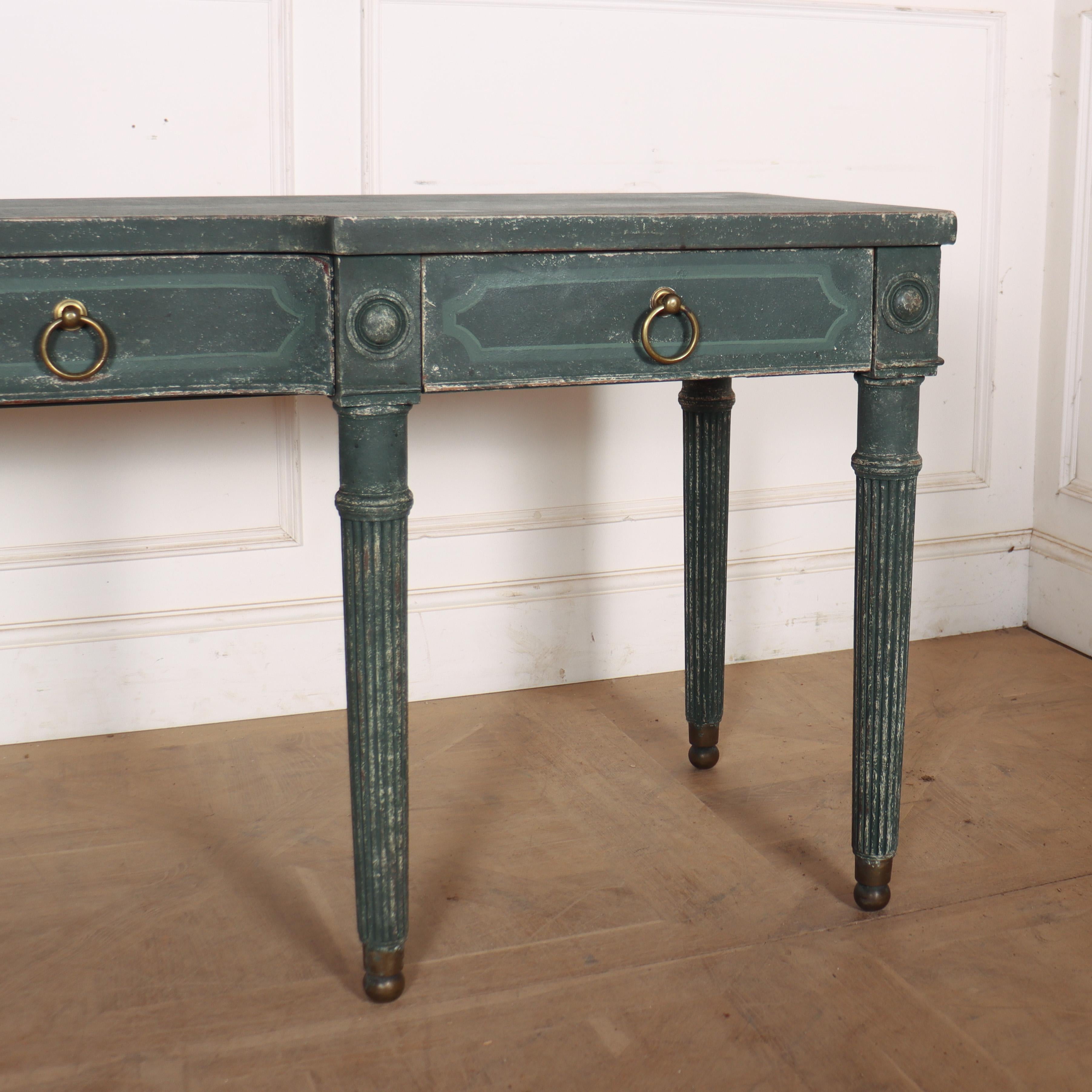 Chêne Table console Regency anglaise en vente