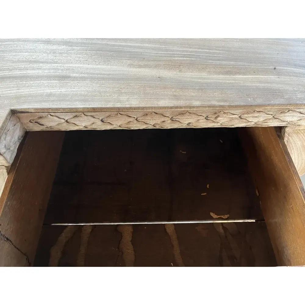 English Regency Console Table in Bleached Mahogany, 19th Century For Sale 7