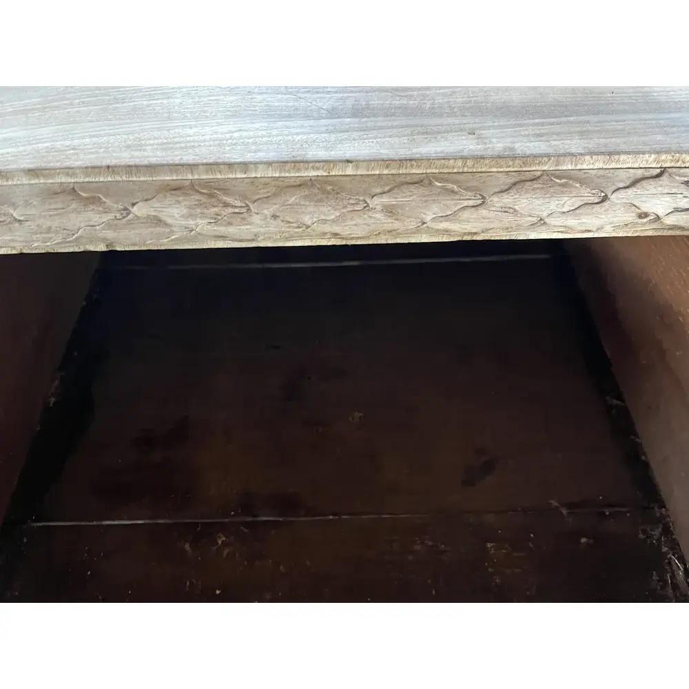 English Regency Console Table in Bleached Mahogany, 19th Century For Sale 8