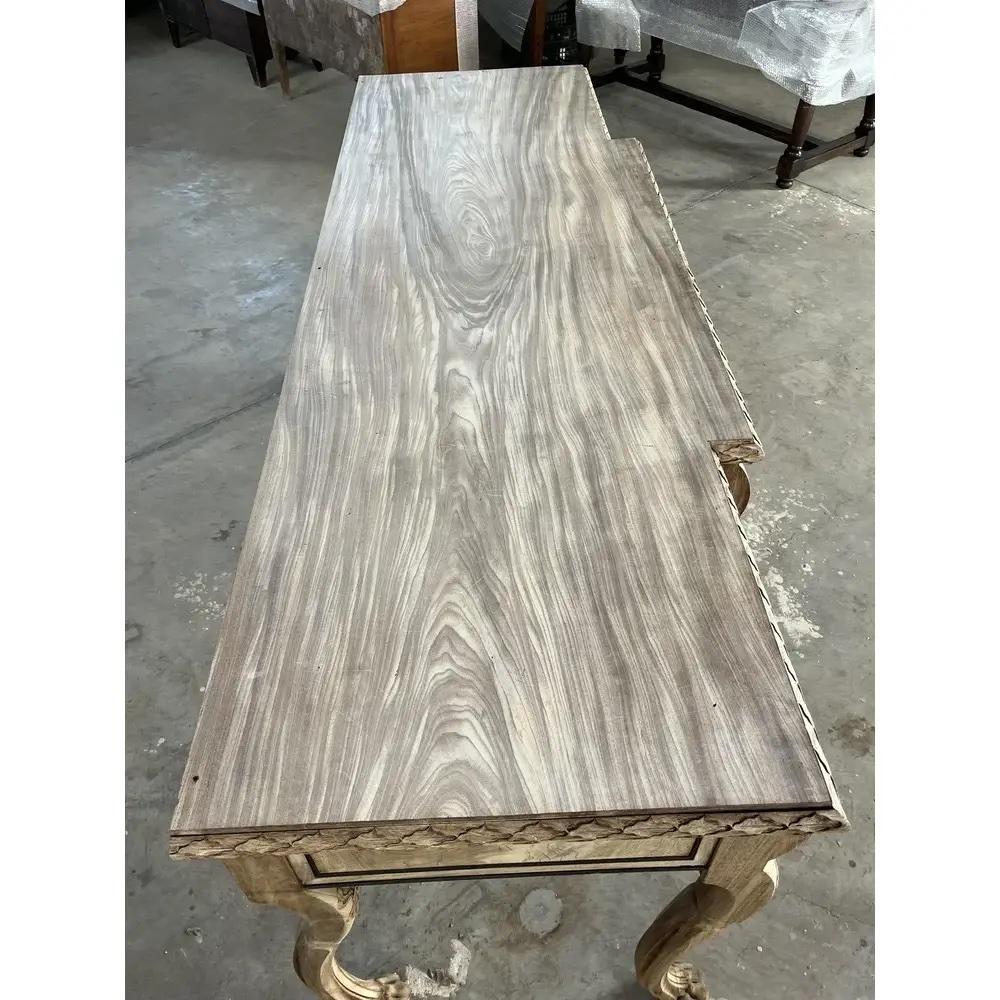 English Regency Console Table in Bleached Mahogany, 19th Century For Sale 3