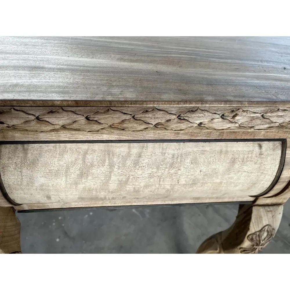 English Regency Console Table in Bleached Mahogany, 19th Century For Sale 4