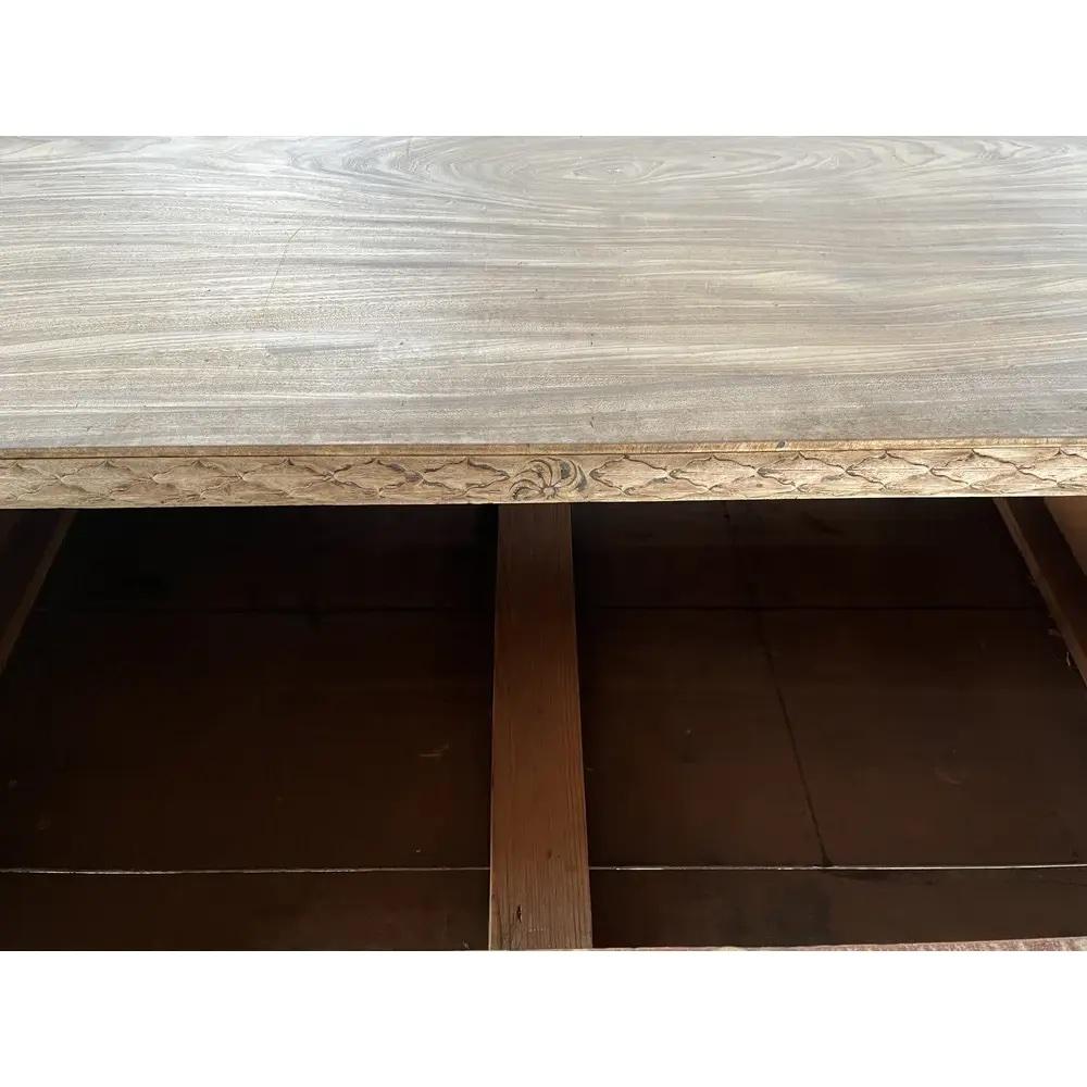 English Regency Console Table in Bleached Mahogany, 19th Century For Sale 6