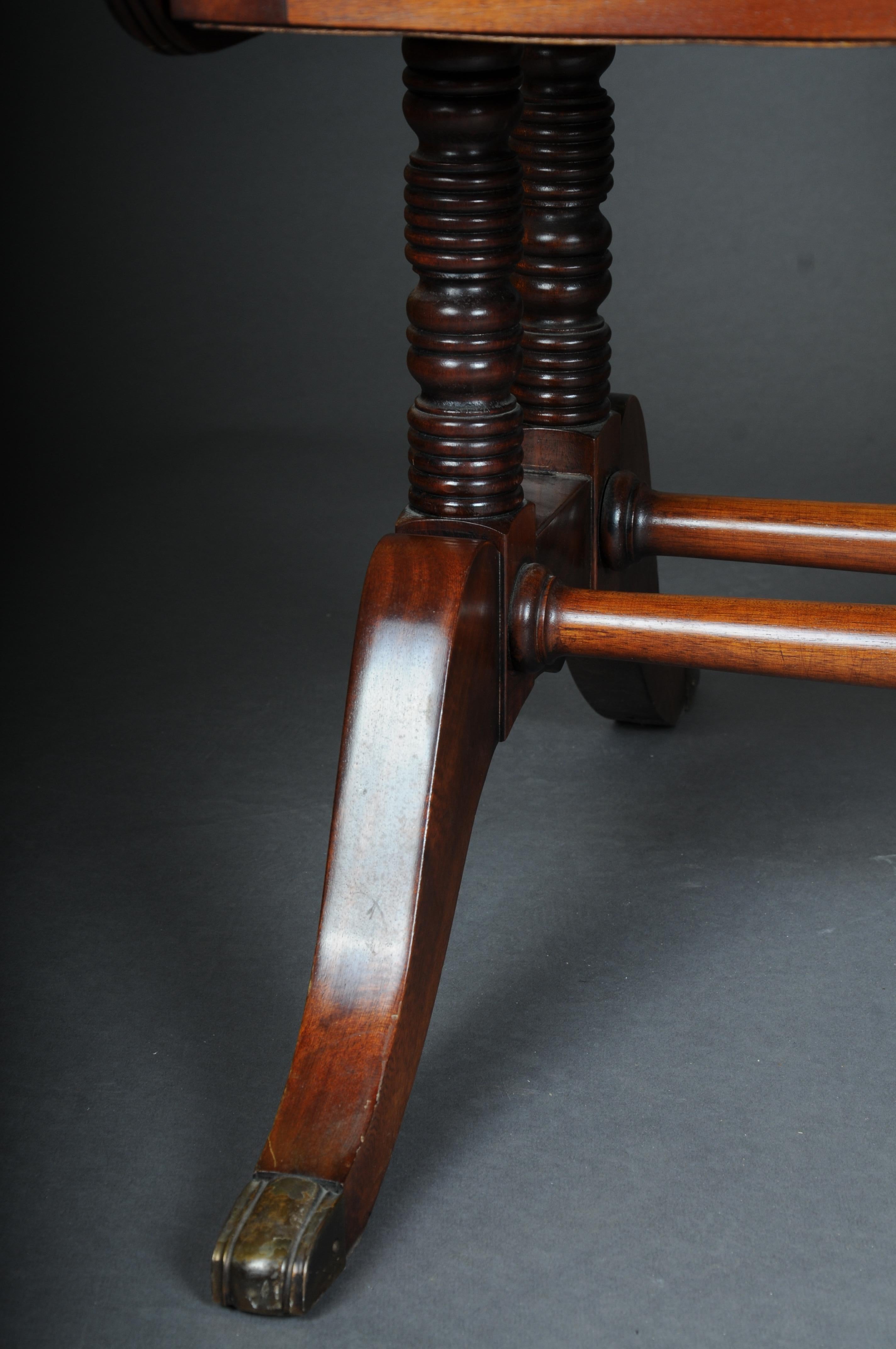 Englischer Regency-Schreibtisch mit faltbarem Pult / Schreibtisch 20. im Angebot 13