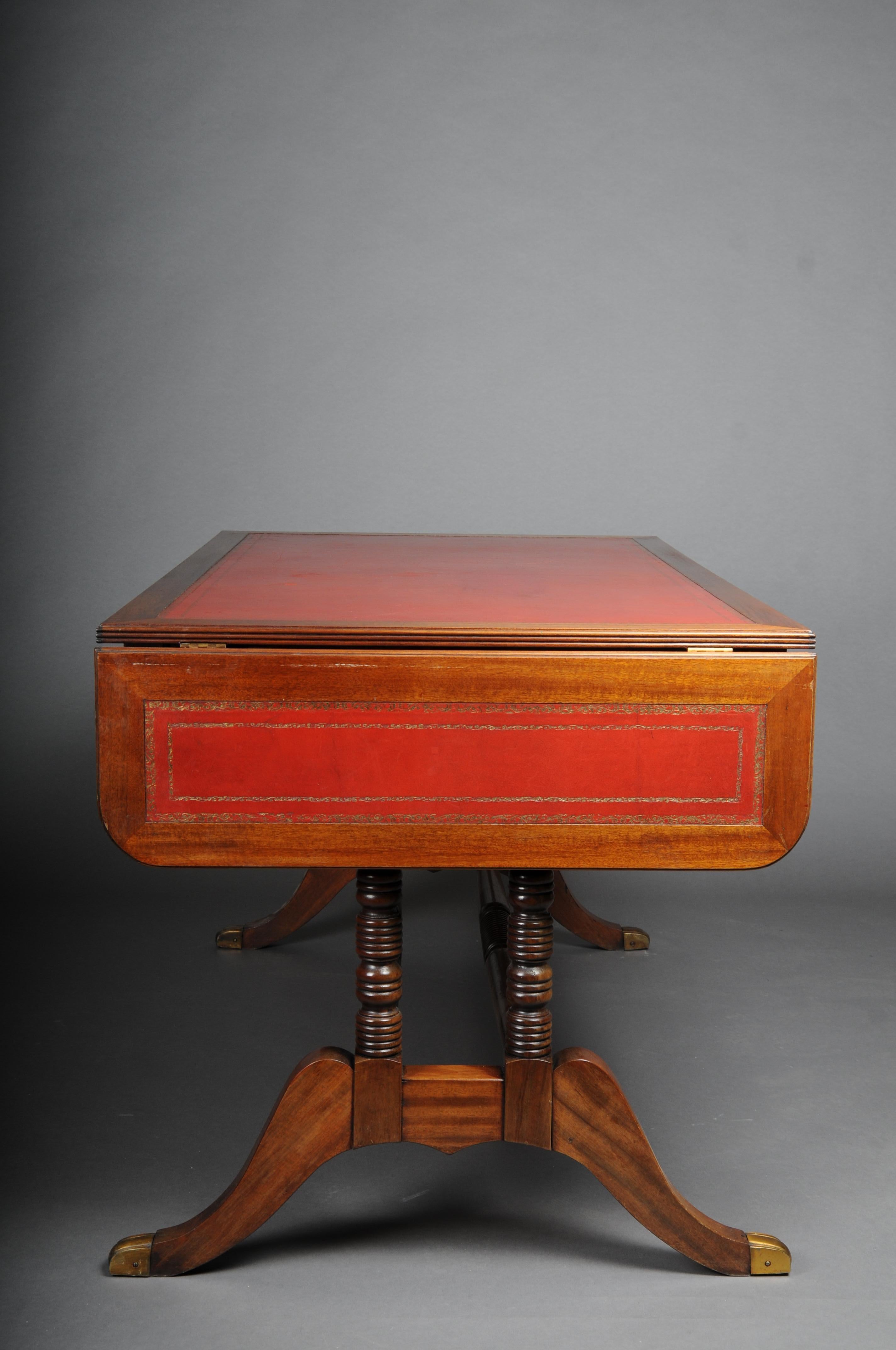 Englischer Regency-Schreibtisch mit faltbarem Pult / Schreibtisch 20. im Angebot 2