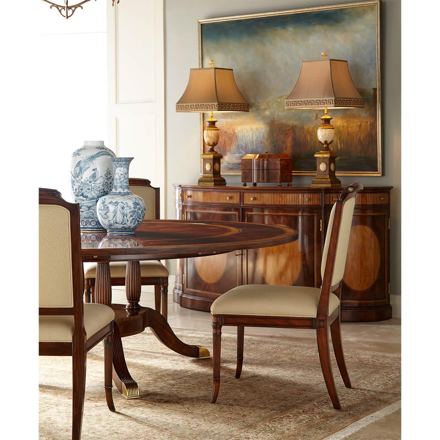 XXI secolo e contemporaneo Poltrone da pranzo English Regency (set di 2) in vendita