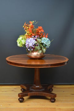 English Regency Dining Table / Centre Table in Rosewood