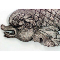 English Regency Dolphin Wall Plaque Pub Sign