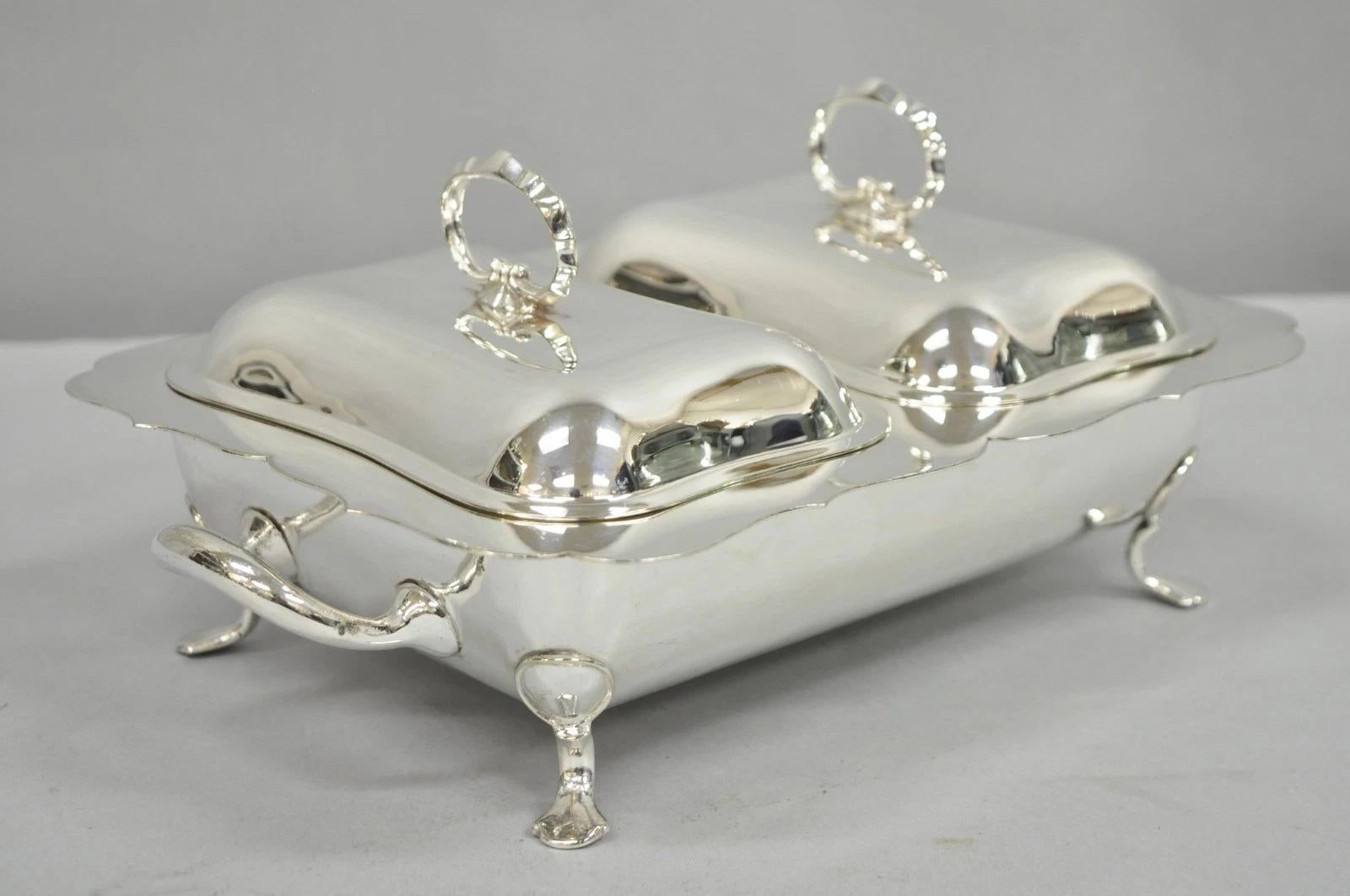 Piatto da portata inglese Regency doppio rettangolare di Alexander Clark, Londra in vendita 5