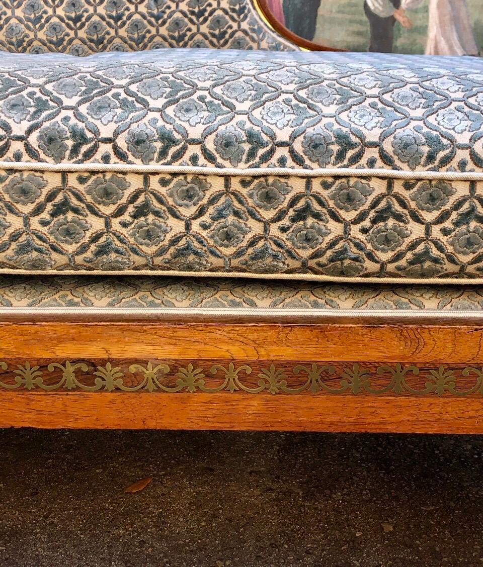 British English Regency Egyptian Revival Style Recamier, 19th Century For Sale