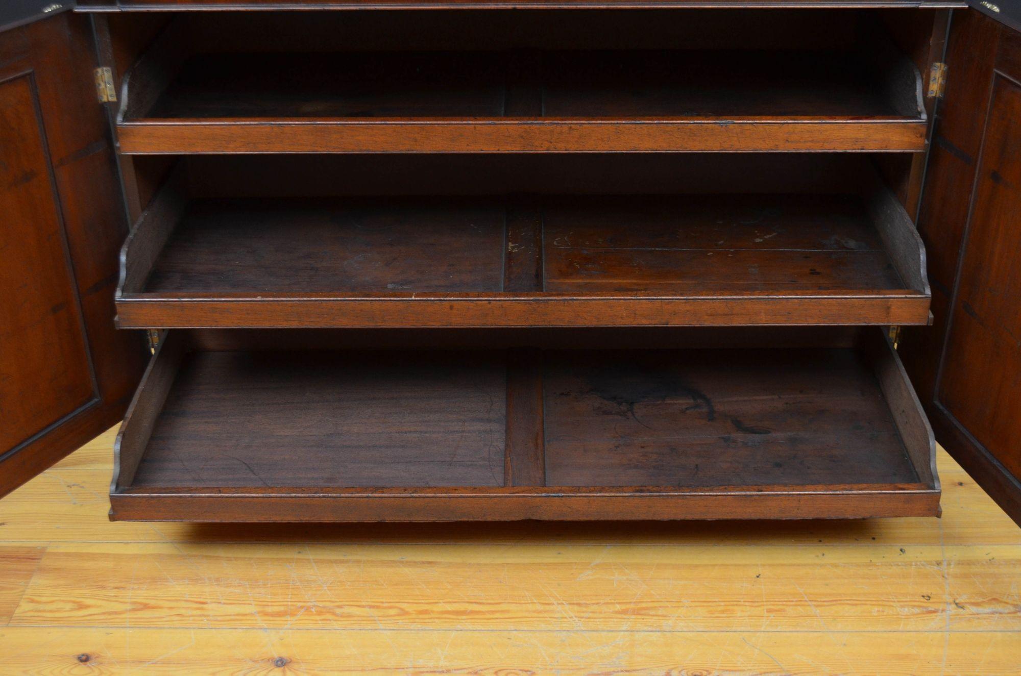 English Regency Empire Style Mahogany Sideboard 13