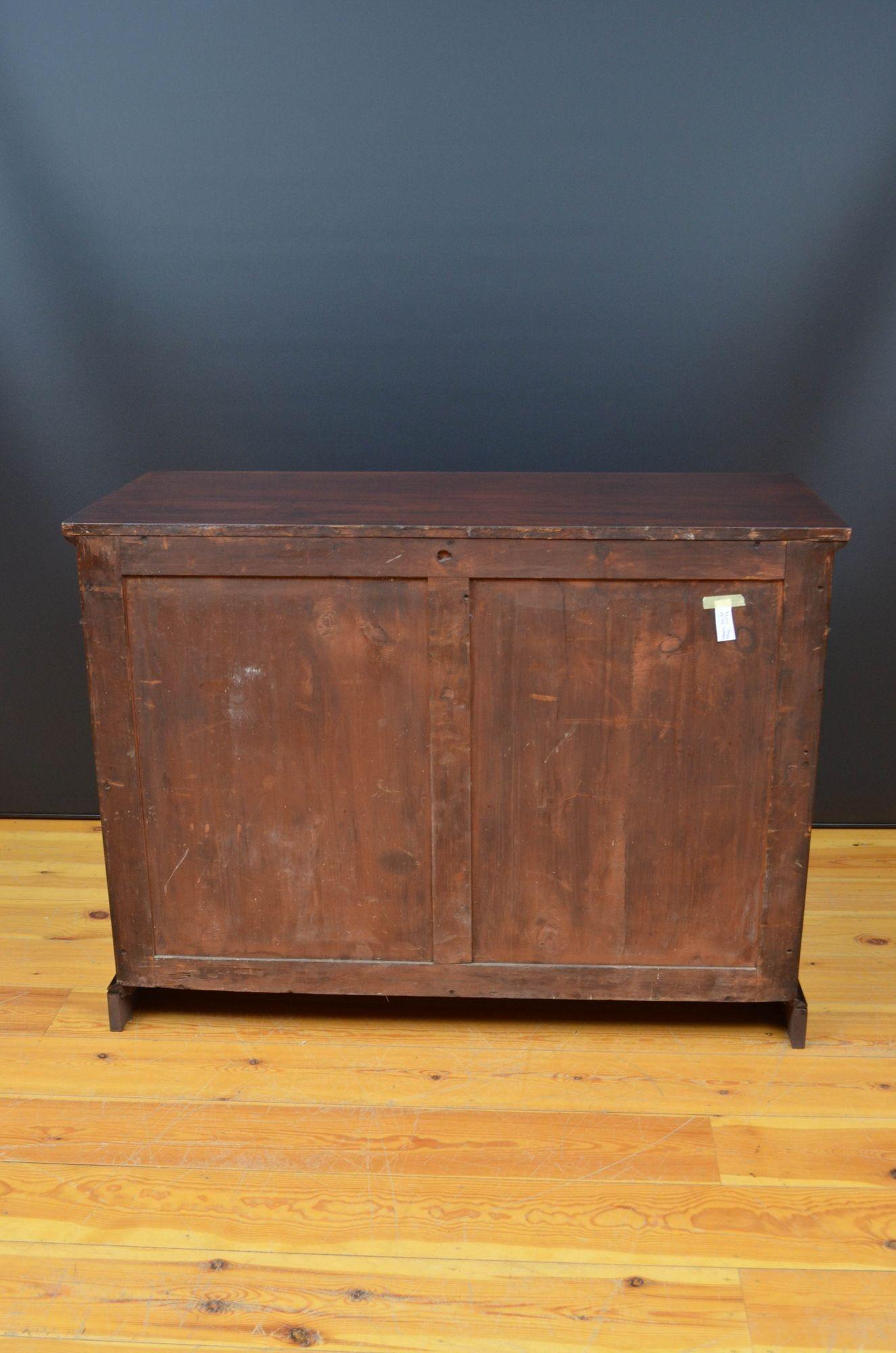 English Regency Empire Style Mahogany Sideboard 15