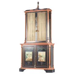 An Italian Neo Classical Faux Painted Bookcase / Cabinet