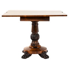 English Regency Fold Over Tea Table