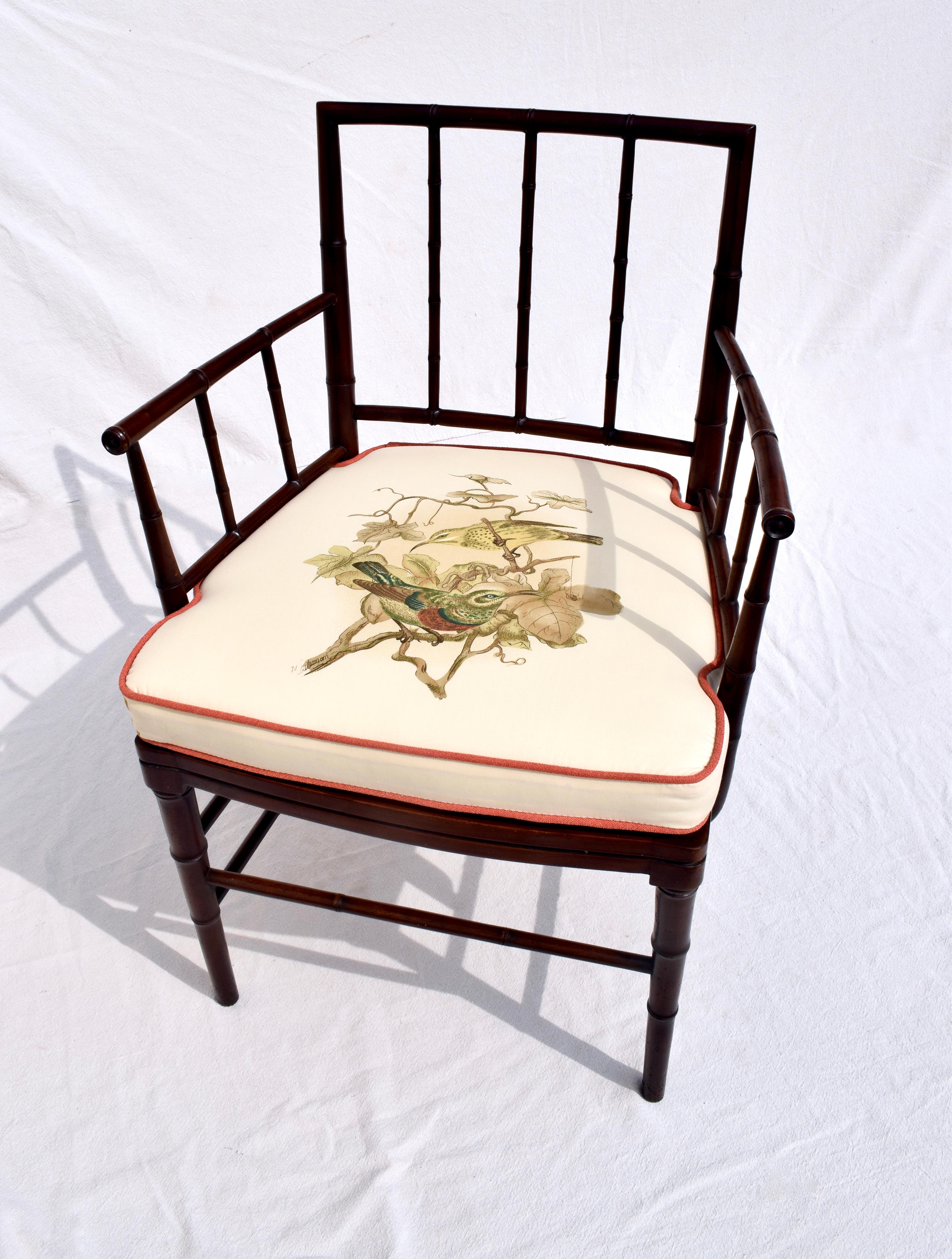 English Regency French Caned Arm Chair 5