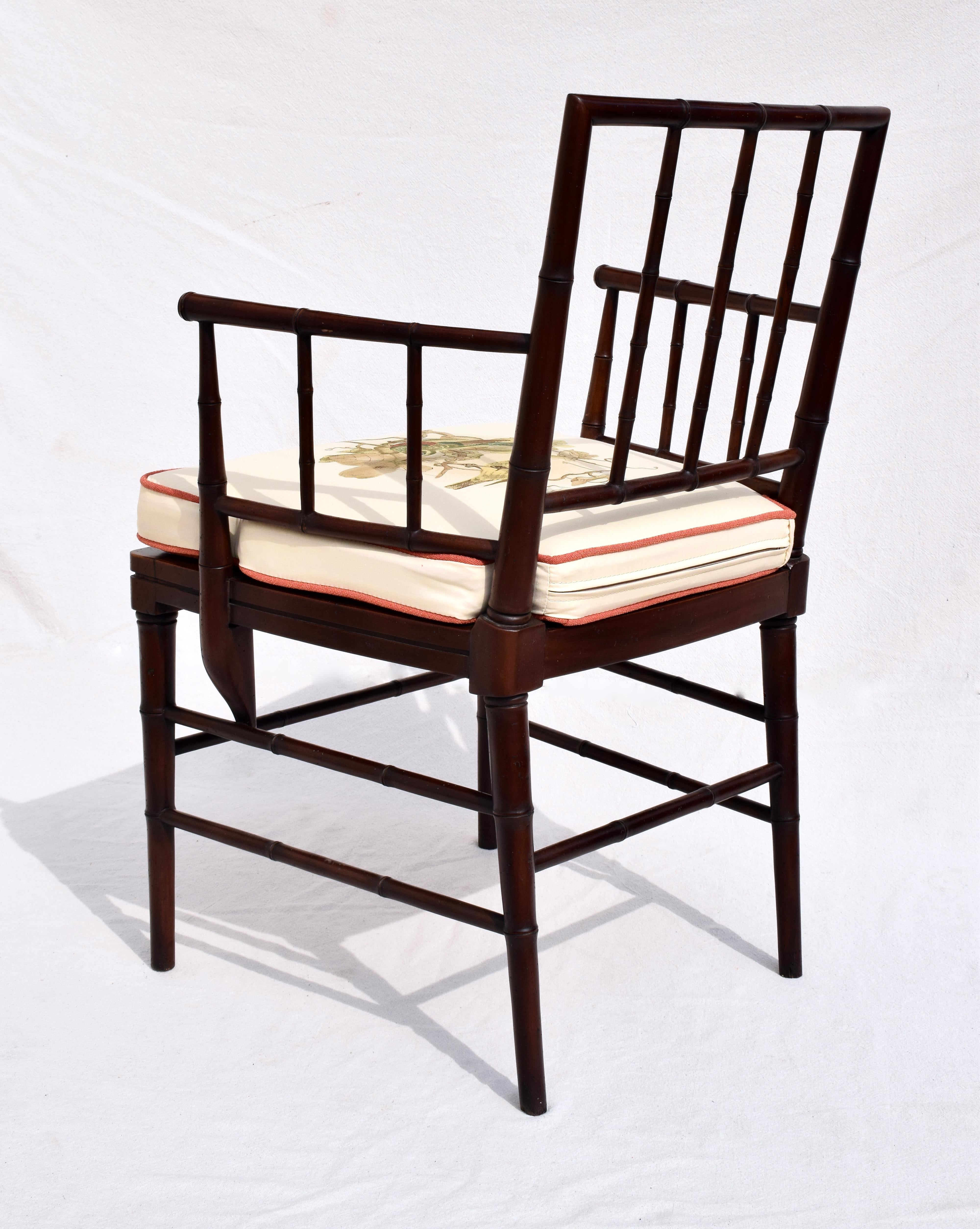 English Regency French Caned Arm Chair 1