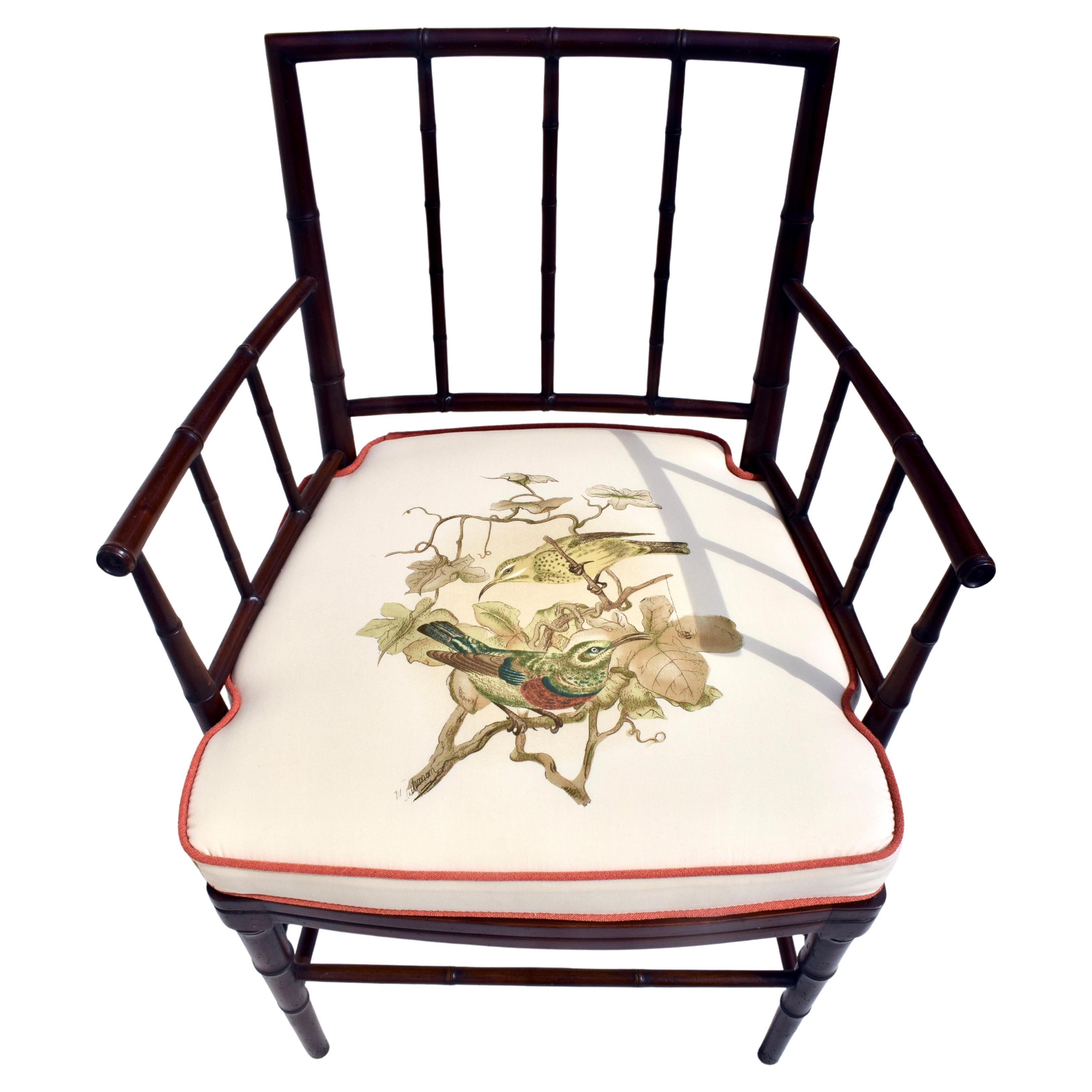 English Regency French Caned Arm Chair