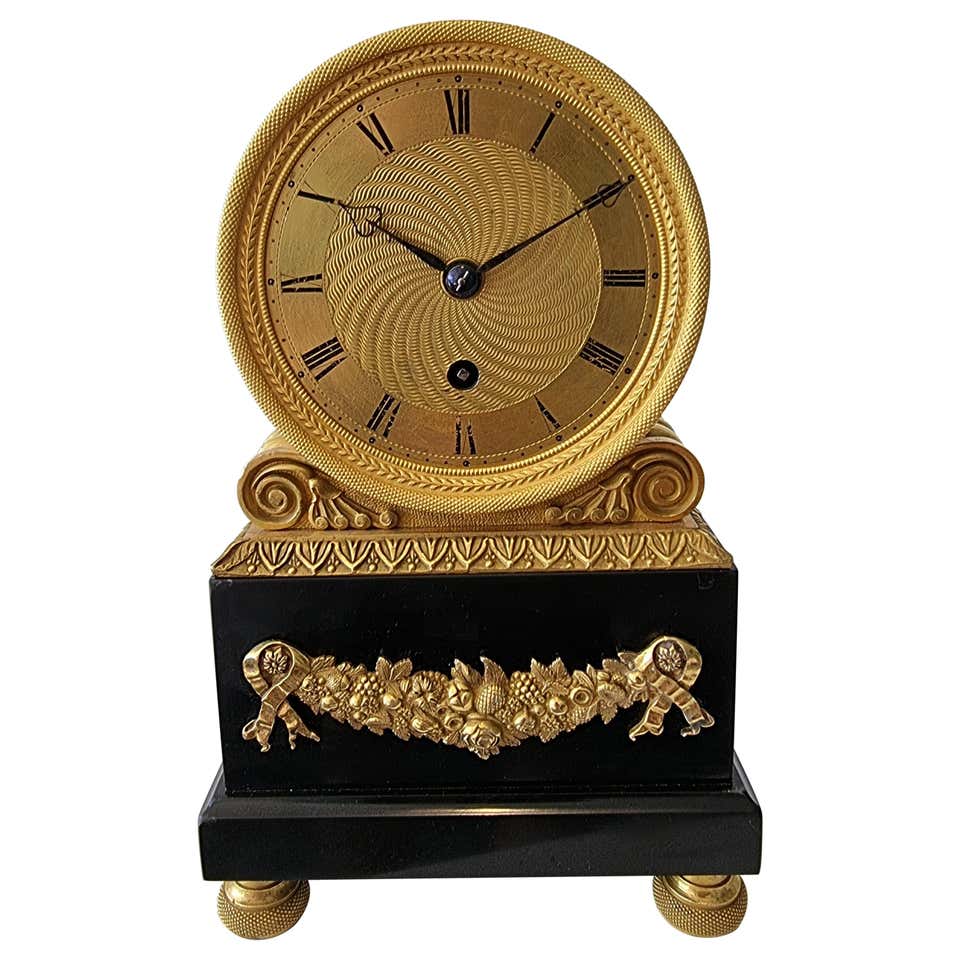Regency Clock English Regency Neoclassical Library Clock For Sale at 1stDibs ...