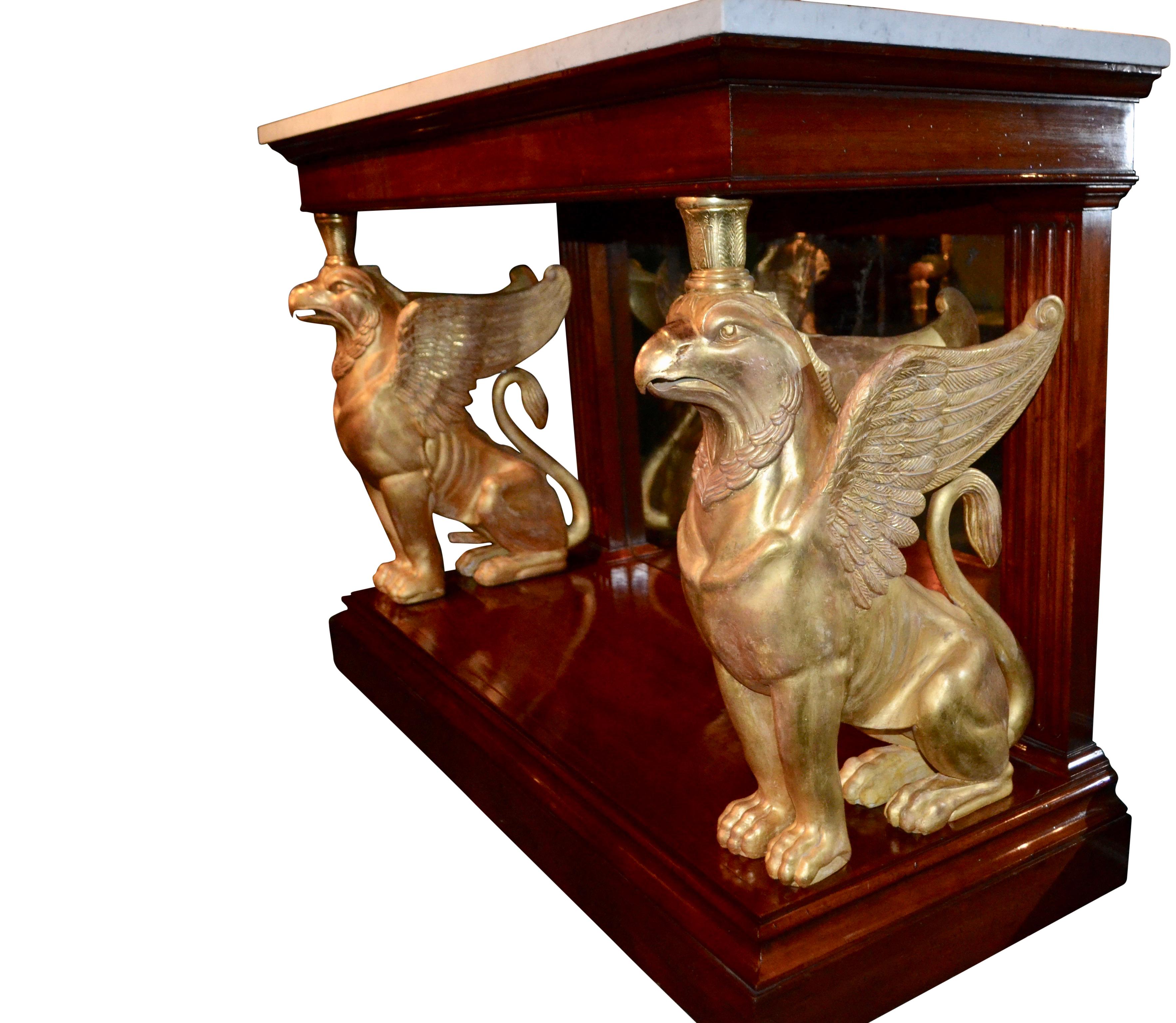 griffin console table