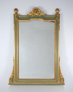 English Regency Gilt Gesso Mirror with Antique Mirror Glass, circa 1840s