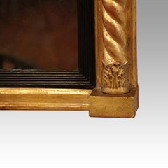 English Regency Gilt Overmantle Mirror, circa 1825