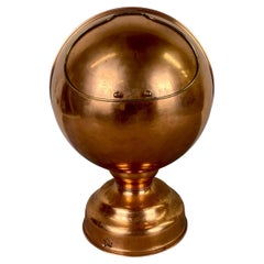 Englisches Regency-Globus-Kupferkübel oder Pflanzgefäß 