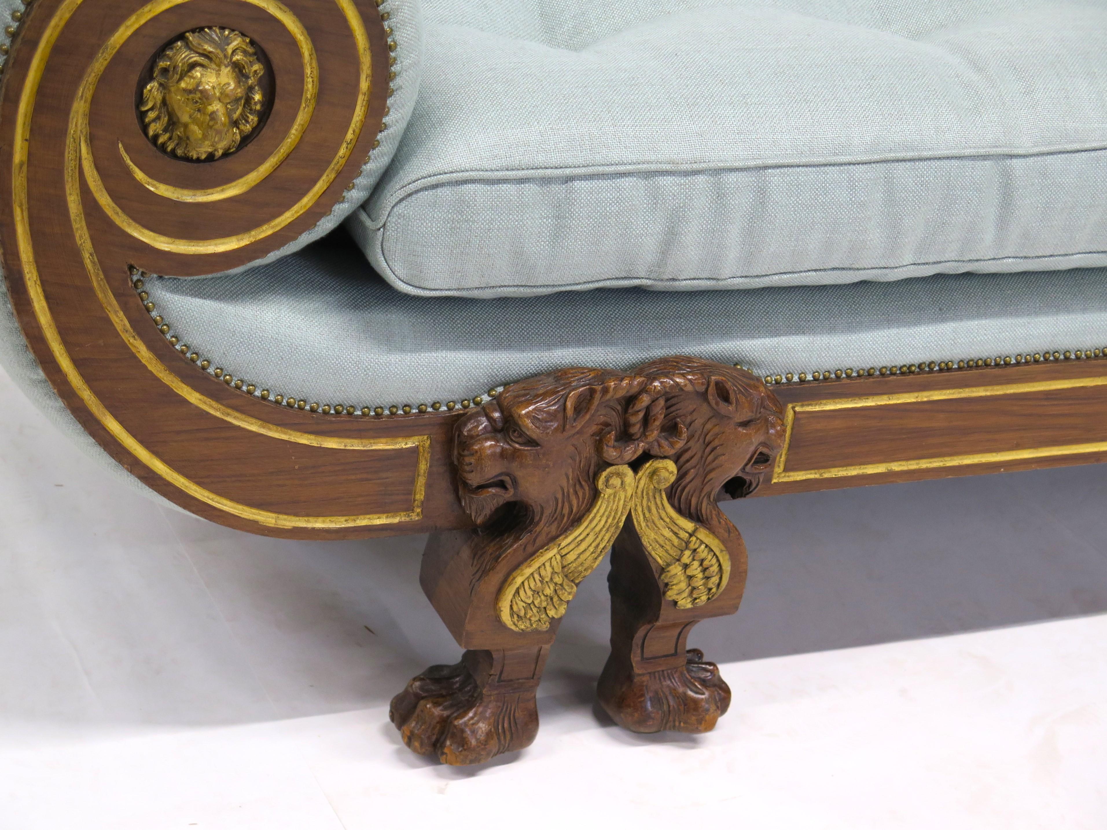 English Regency Grecian Couch in the Manner of Thomas Hope 2