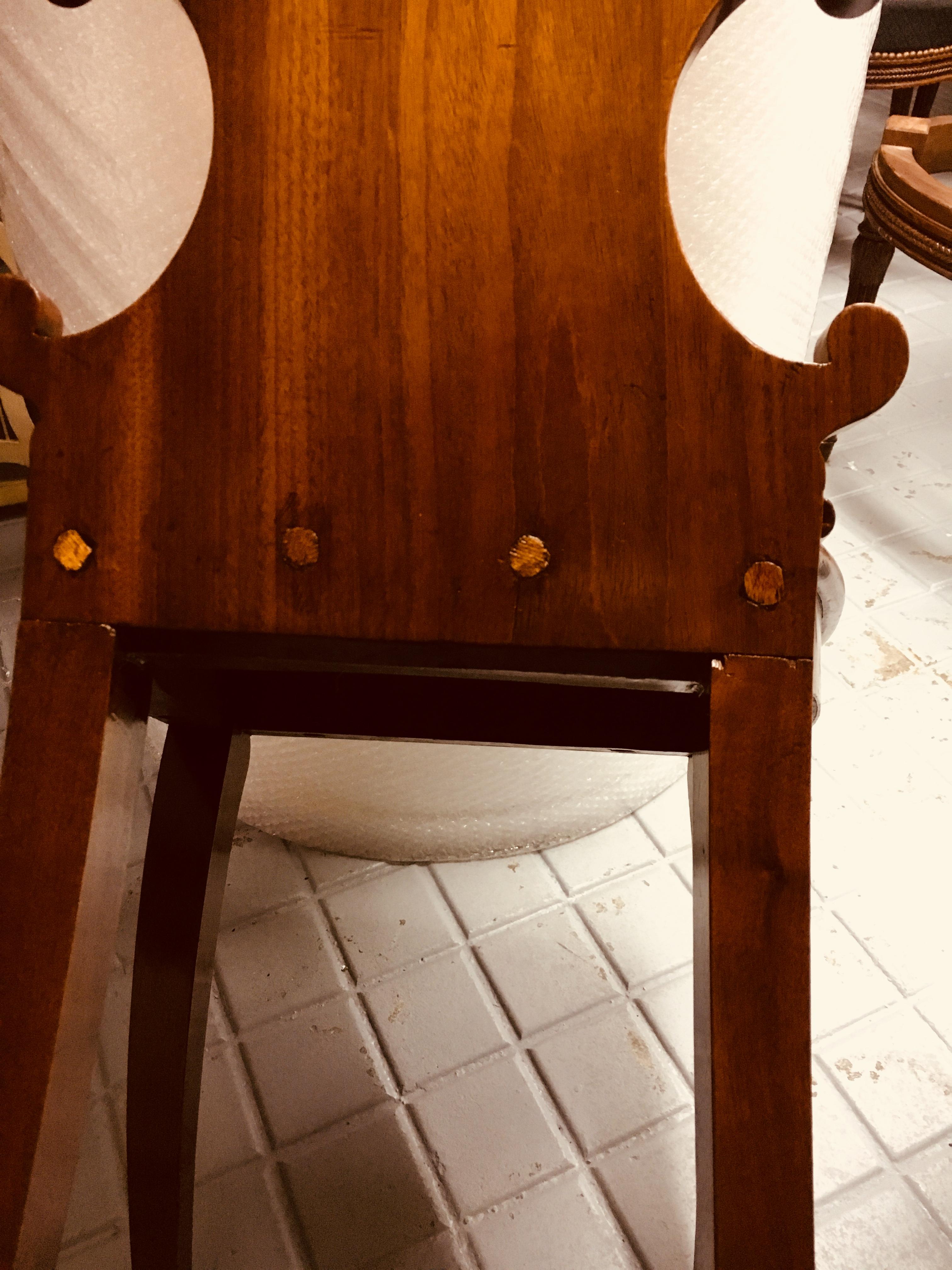 English Regency Hall Chairs, circa 1815 For Sale 2