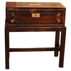 English Regency Lap Desk with Custom Stand