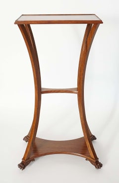 English Regency Quarter Sawn Sycamore Stand, circa 1820