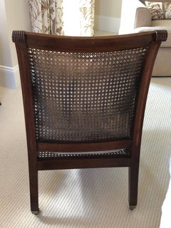 English Regency Library Armchair
