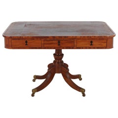 English Regency Library Table, circa 1825