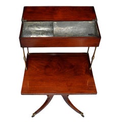 English Regency Mahogany and Gilt Brass Oyster Table, circa 1810
