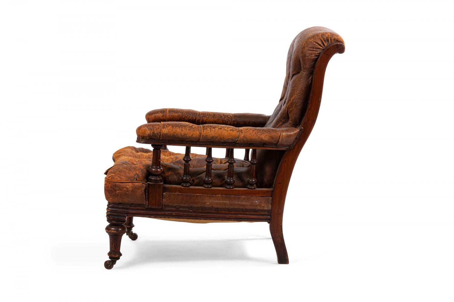Englischer Regency-Sessel aus Mahagoni (Britisch) im Angebot