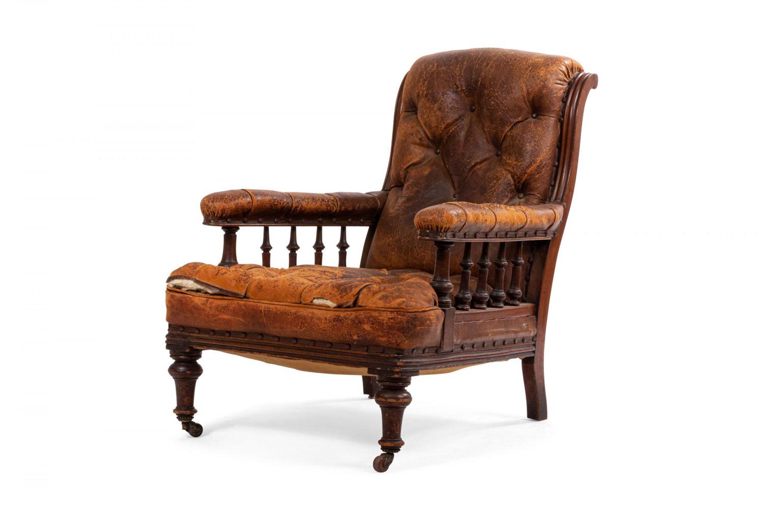 Englischer Regency-Sessel aus Mahagoni im Zustand „Gut“ im Angebot in Queens, NY