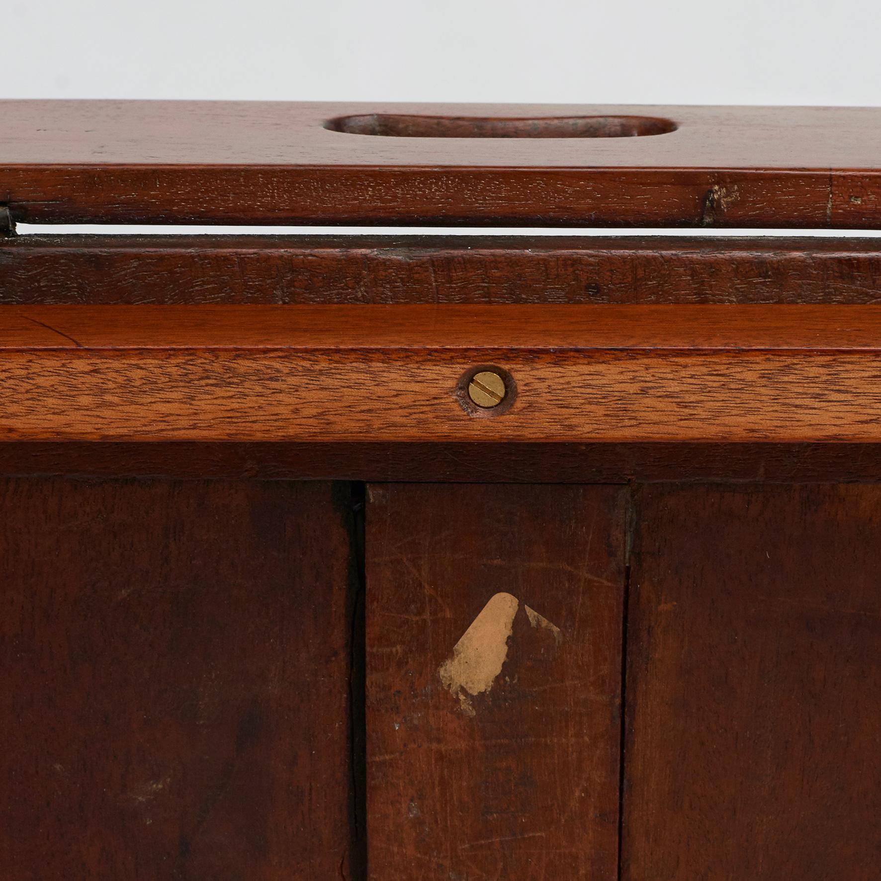 English Regency Mahogany Butlers Tray Table on Stand 9