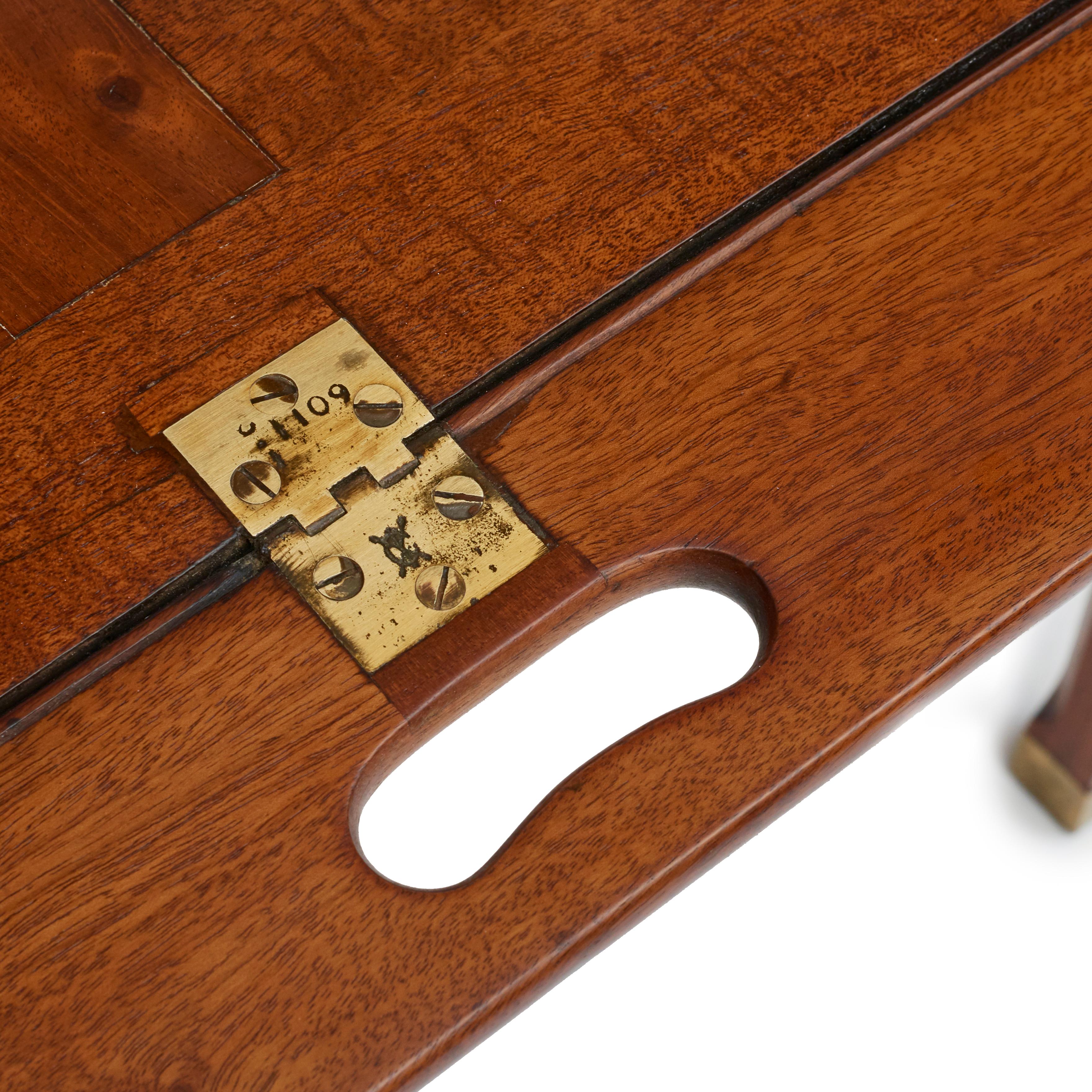 English Regency Mahogany Butlers Tray Table on Stand 1