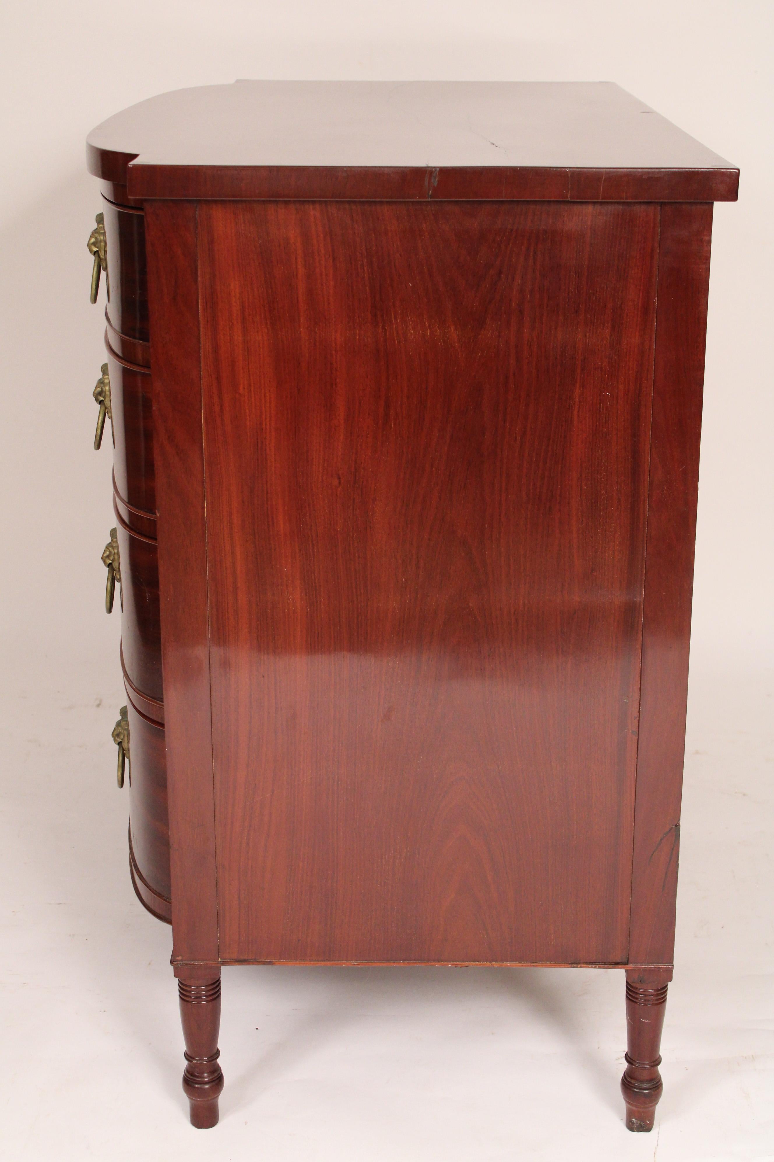 Early 19th Century English Regency Mahogany Chest of Drawers