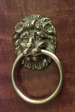 English Regency Mahogany Chest with Inlaid Pediment Top