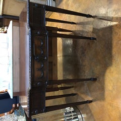 English Regency Mahogany Console Table with Receding Sides from the 1850s