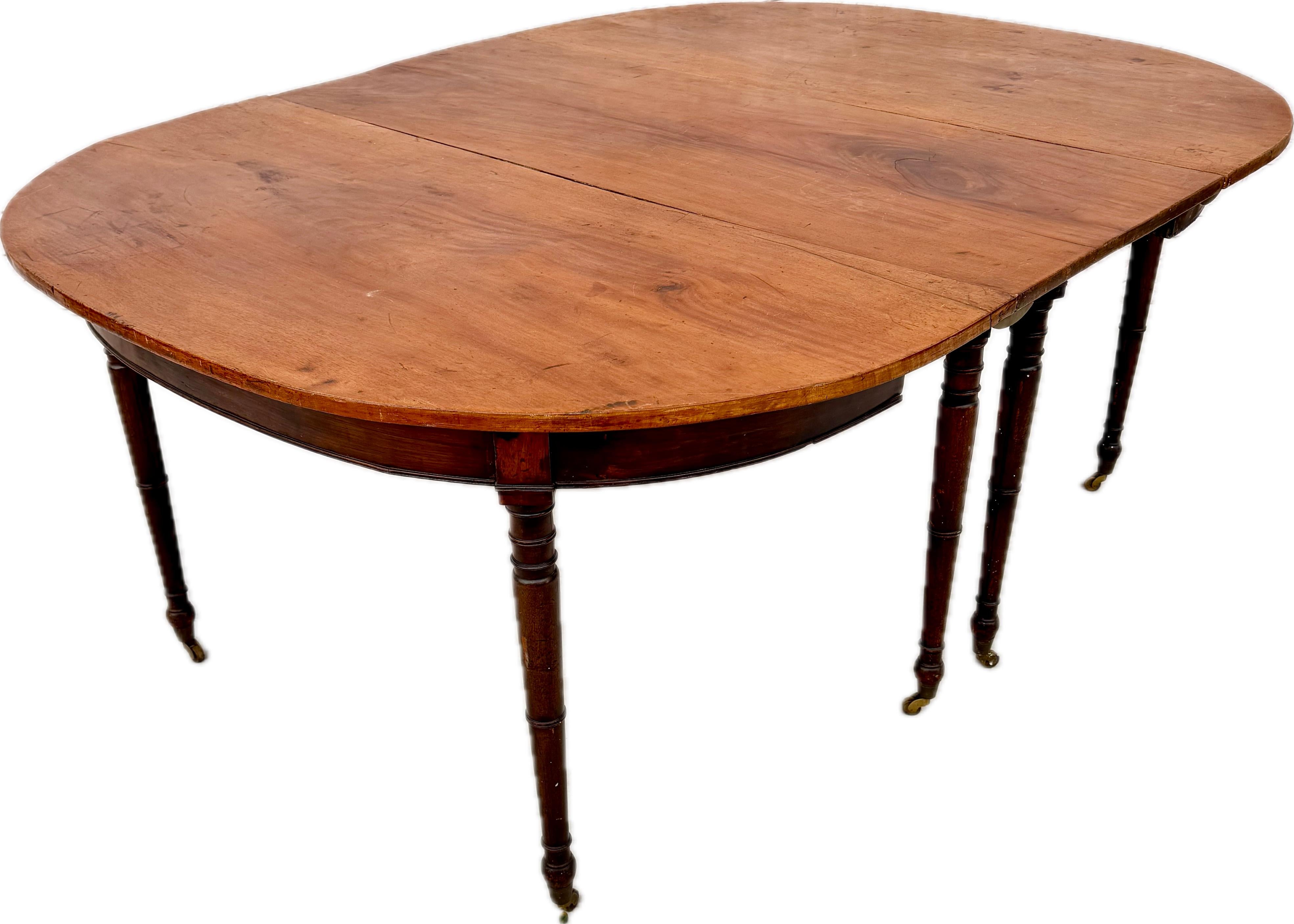English Regency Mahogany Dining Table 1