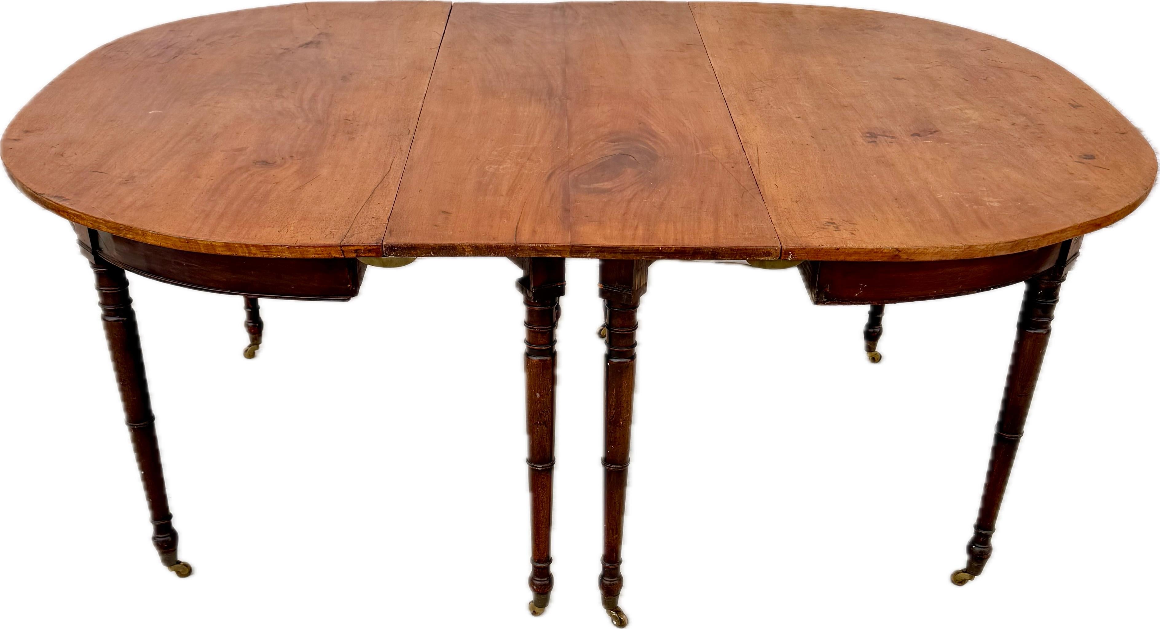 English Regency Mahogany Dining Table 2