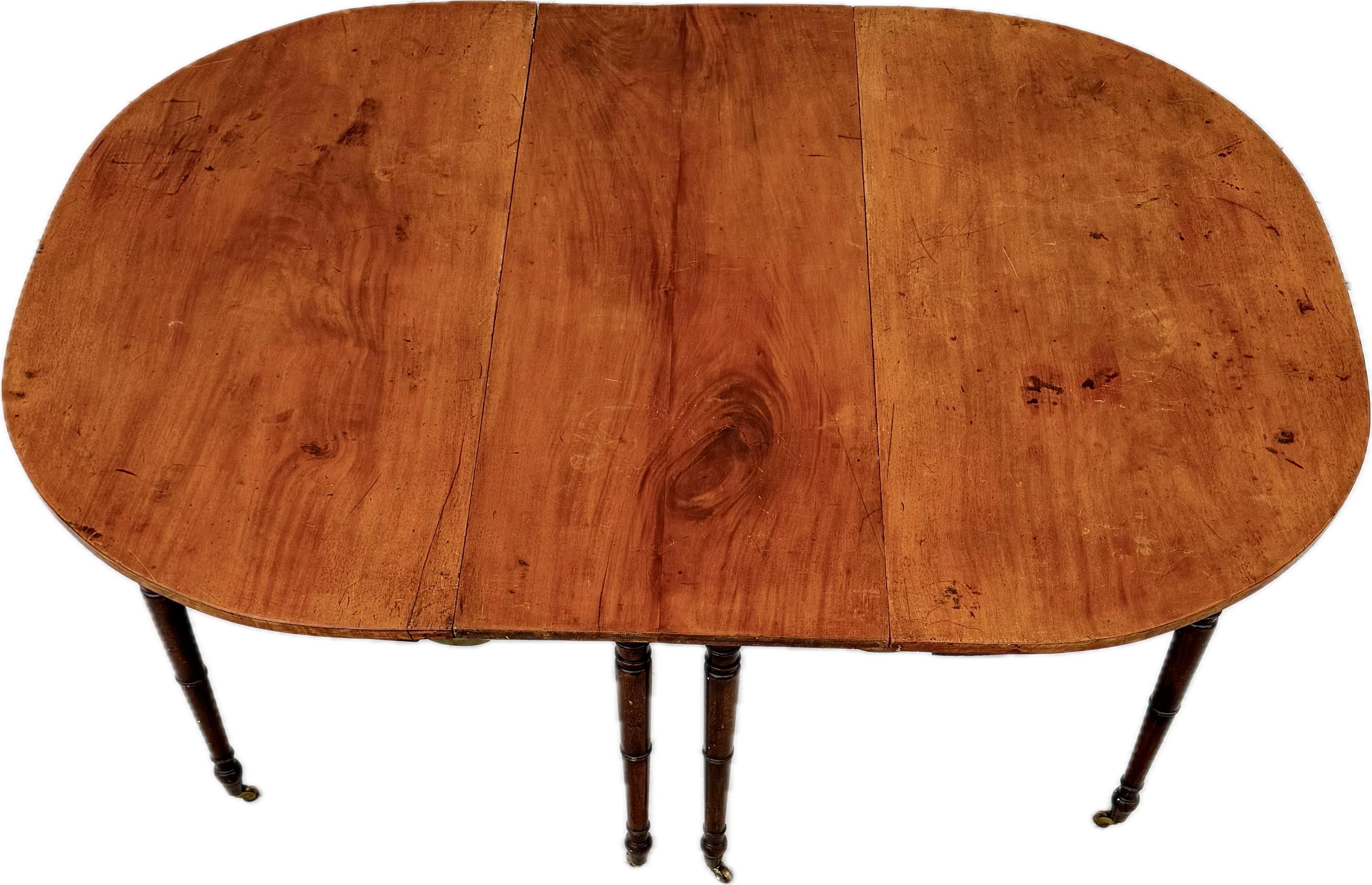 English Regency Mahogany Dining Table 3