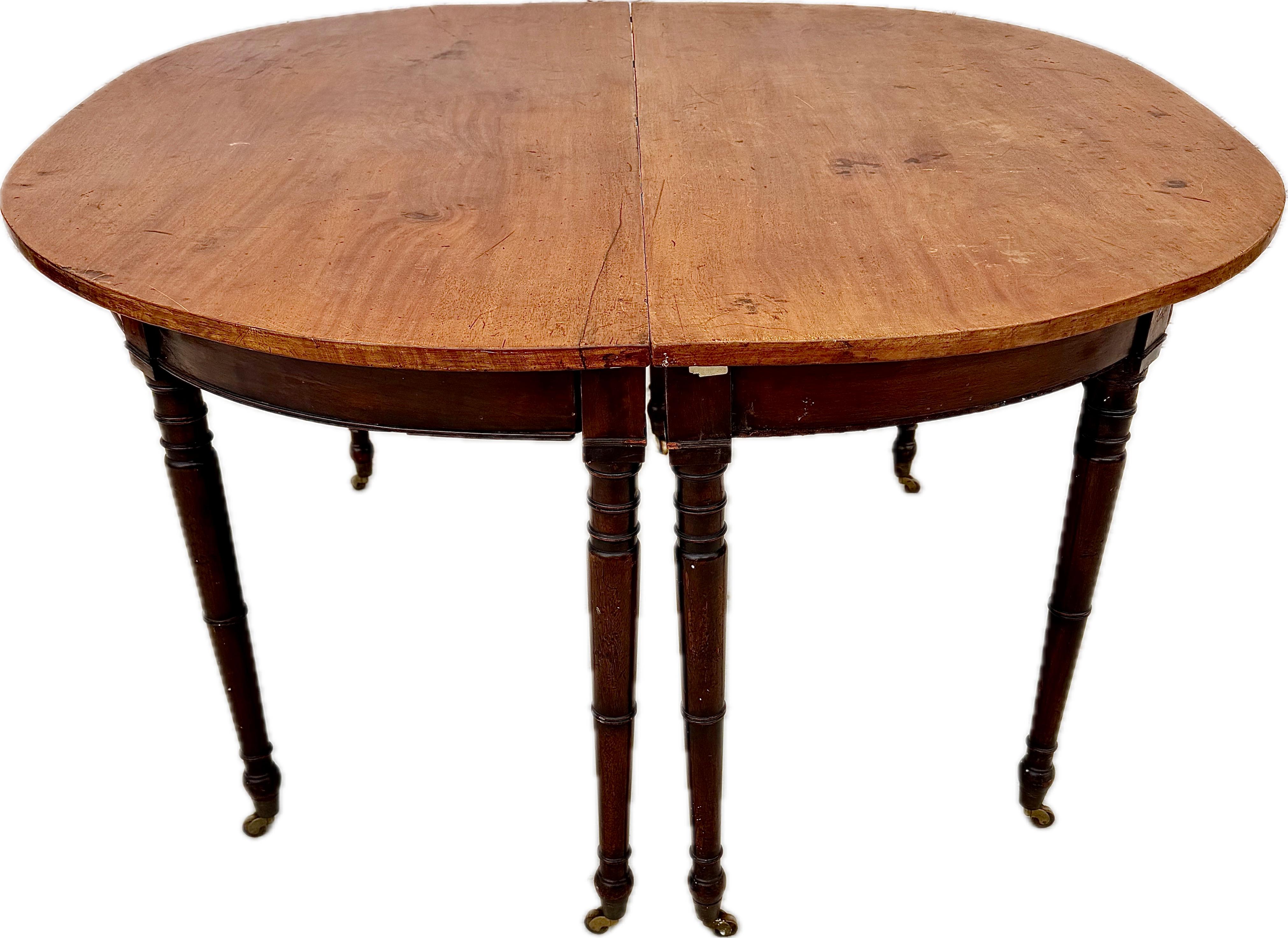 English Regency Mahogany Dining Table 4