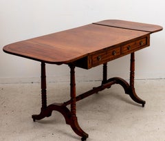 English Regency Mahogany Drop Leaf Table