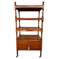 English Regency Mahogany Étagère