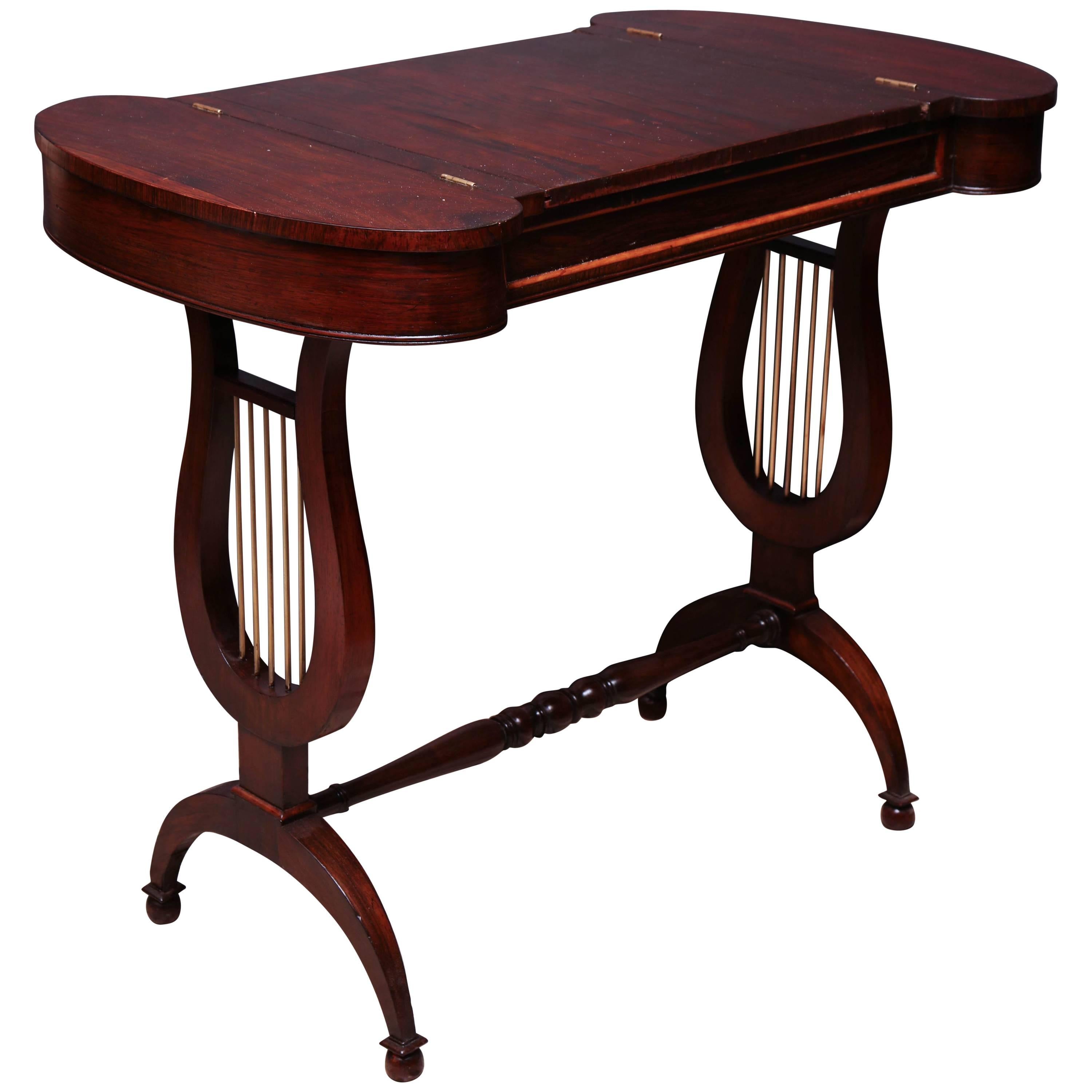 English Regency Mahogany Games Table