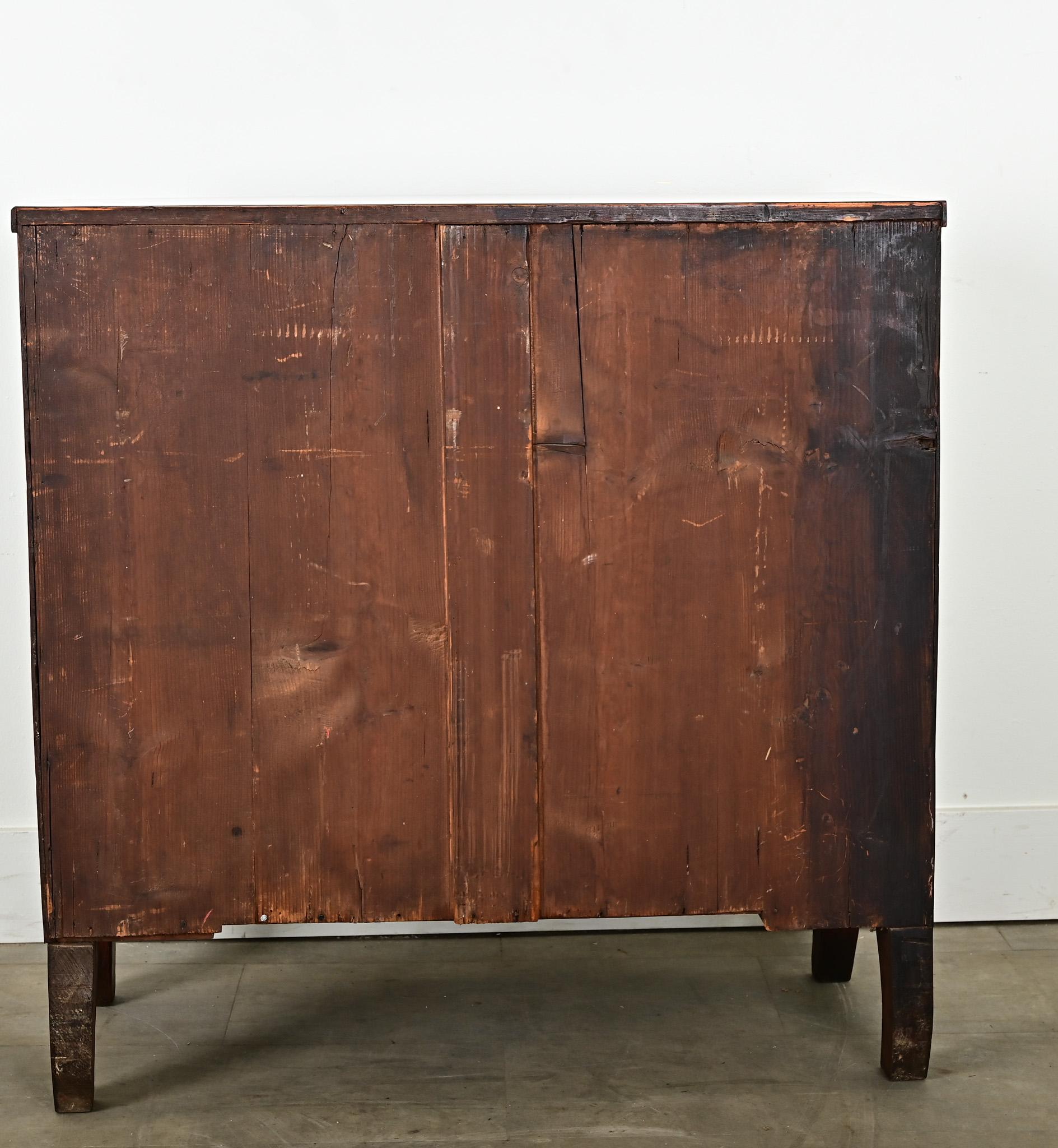 English Regency Mahogany & Inlay Chest 4