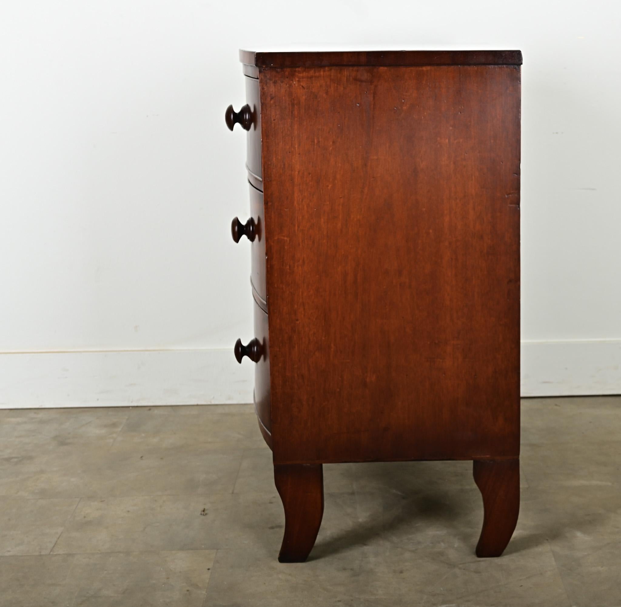 English Regency Mahogany & Inlay Chest 6