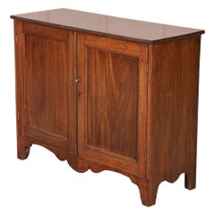 English Regency Mahogany Library Cabinet