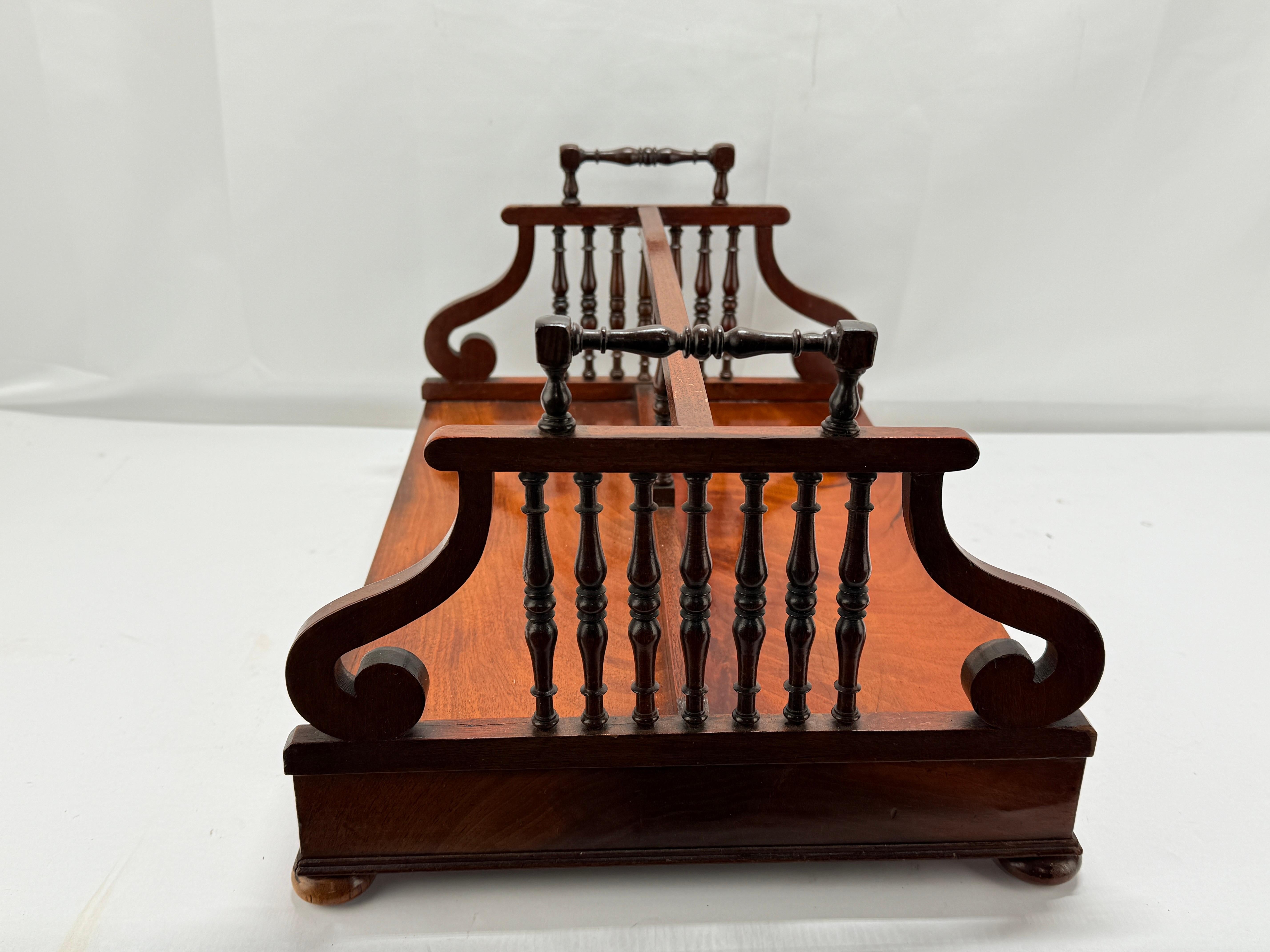 English Regency Mahogany Lyre Form Book Stand or Display, C. 1815 - 1830 9